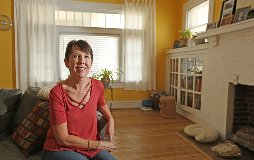 Cancer survivor Angela Turnage is pictured at her home in Dallas. Her last treatment for...