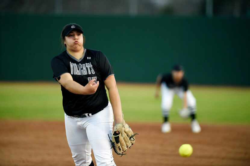Pitcher Sylvia Murillo and Denton Guyer open postseason play with a one-game playoff against...