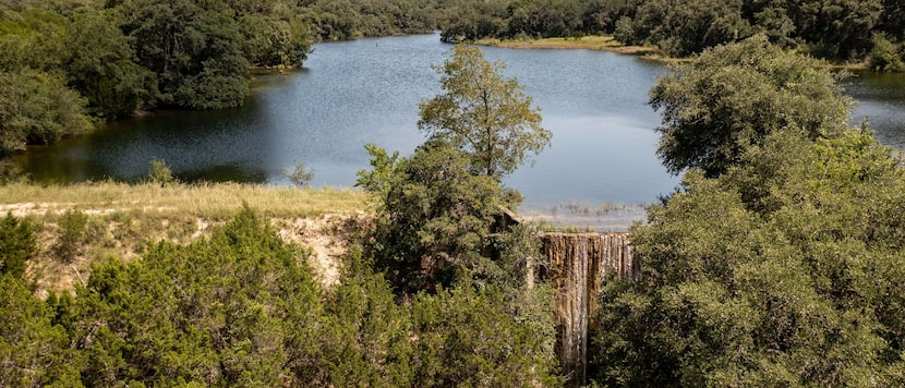 The Mt. Solitude Ranch includes small lakes and streams in Bexar County.