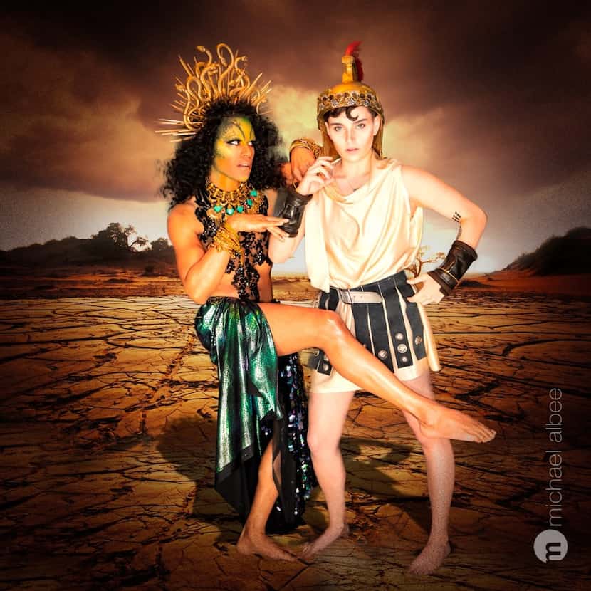 Raymond Govender as Medusa and Cameron Casey as Hercules in Giant Entertainment's City...