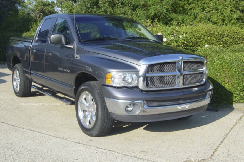 Mark Haynes was in a 2002 Dodge truck similar to this one on Nov. 15 when he was set on fire...