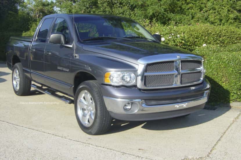 Mark Haynes was in a 2002 Dodge truck similar to this one on Nov. 15 when he was set on fire...