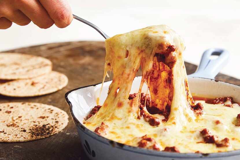 Choriqueso, loaded with chorizo and served hot to wrap in tortillas, is Laredo's version of...