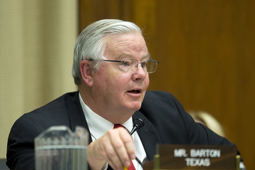  Rep. Joe Barton, seen here at a House Energy and Commerce hearing in April 2014, will led...