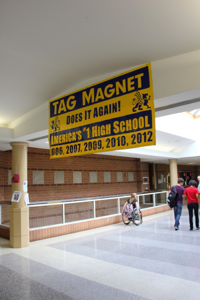 TAG has been rated the top high school in the country five of the last seven
years.