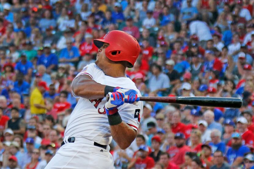 Texas Rangers third baseman Adrian Beltre (29) is pictured during the Boston Red Sox vs. the...
