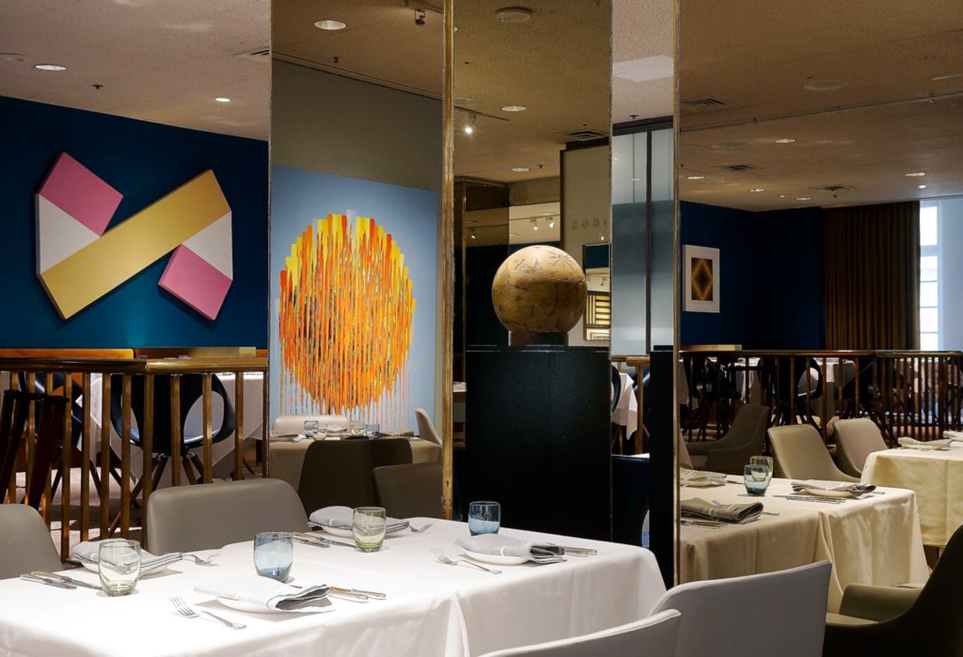 The Neiman Marcus downtown Dallas Zodiac restaurant has been remodeled. The company decided...