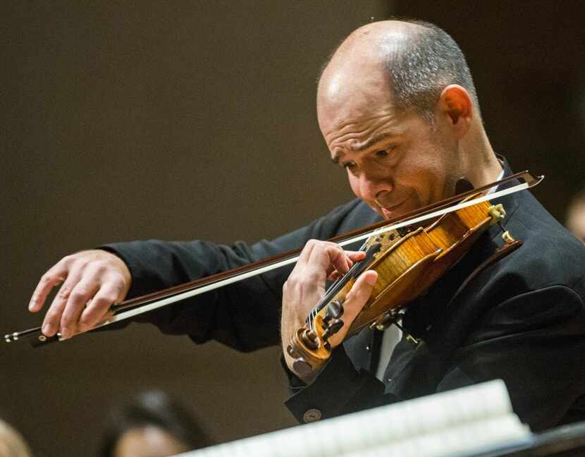 
Concertmaster Alexander Kerr was featured in the The Dallas Symphony Orchestra’s...