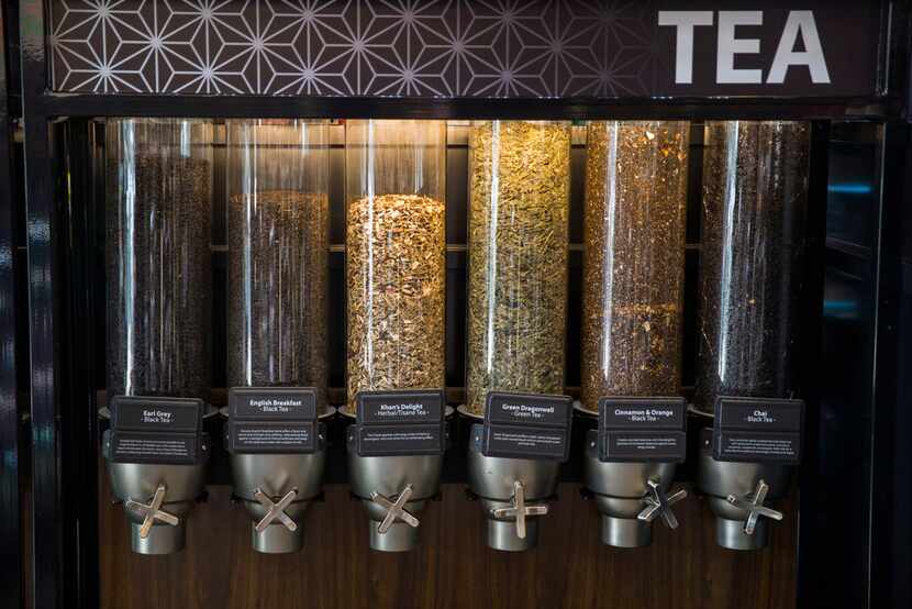 Yup, that's bulk, loose-leaf tea for sale at the 7-Eleven in West Dallas.