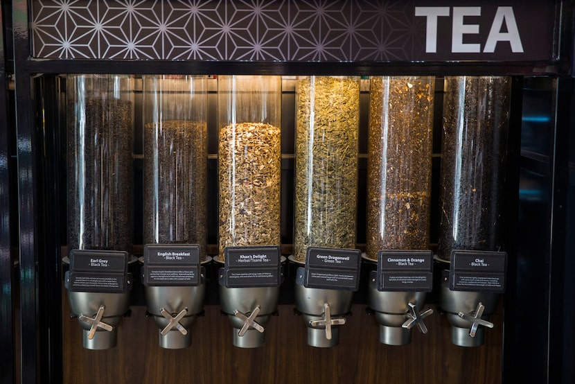 Yup, that's bulk, loose-leaf tea for sale at the 7-Eleven in West Dallas.