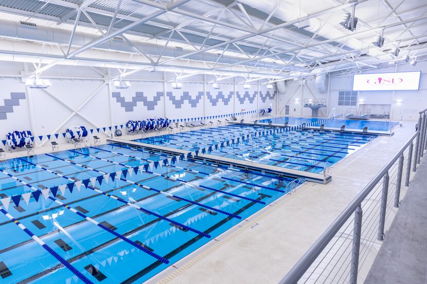 Construction on the Garland ISD Natatorium was completed in November 2020.