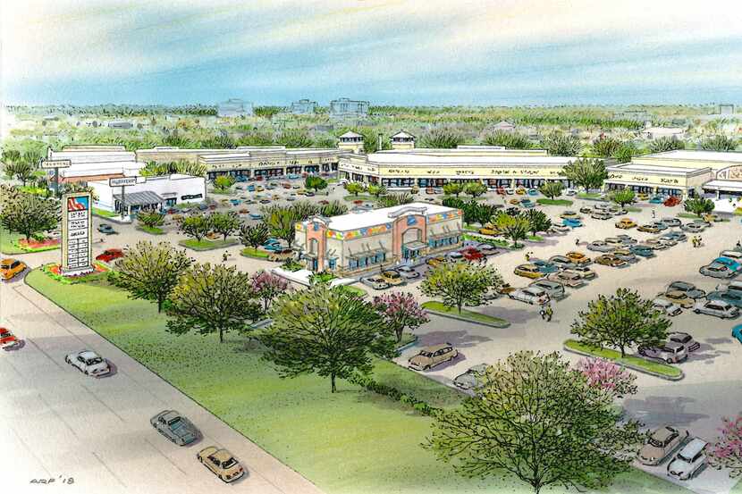 New owners plan to remodel the Green Oaks Plaza shopping center in Arlington.