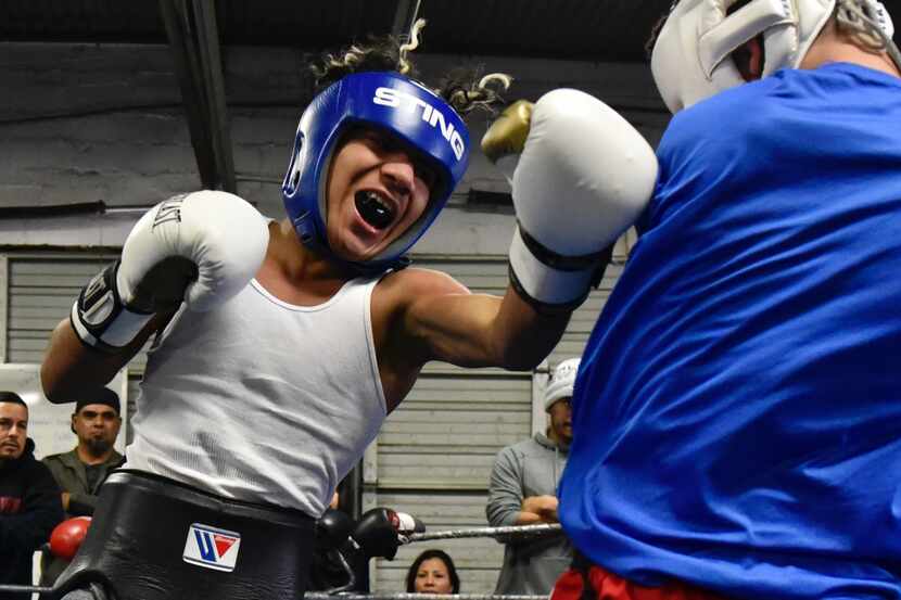 Jóvenes entrenan en Vivero Boxing Gym el sábado, 19 de enero, 2019. (Por Ben Torres /...