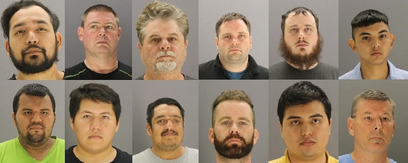 From top left: Alexander Valdez, 23; Anthony Estes, 44; Chester Miller, 64; Daniel Garner,...