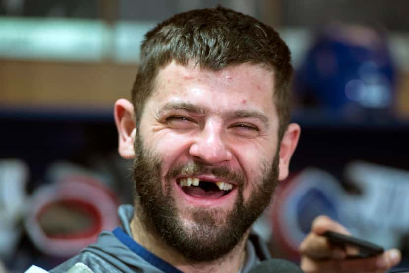 FILE - In this April 24, 2017, file photo, Montreal Canadiens' Alexander Radulov, of Russia,...