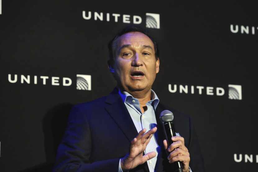 United Airlines CEO Oscar Munoz's comment was made in a recent interview. (File Photo/The...