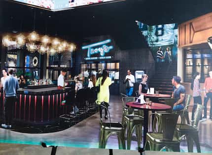 An artist rendition of Troy's, a new restaurant from former Dallas Cowboys quarterback Troy...