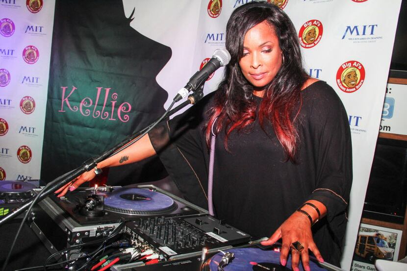 DJ Spinderella provided entertainment at Kellie Rasberry's birthday bash at Big Al's...