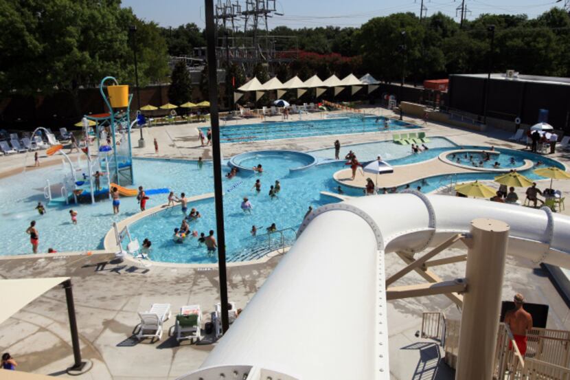 The Heights Family Aquatic Center, on July 12, 2013 in Richardson. The $4.4 million amenity...