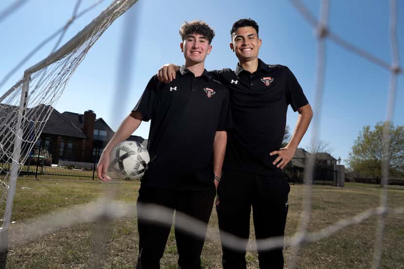 Rockwall Heath High School twins Rafael (left) and Lucas Ponzetto escaped an abusive family...