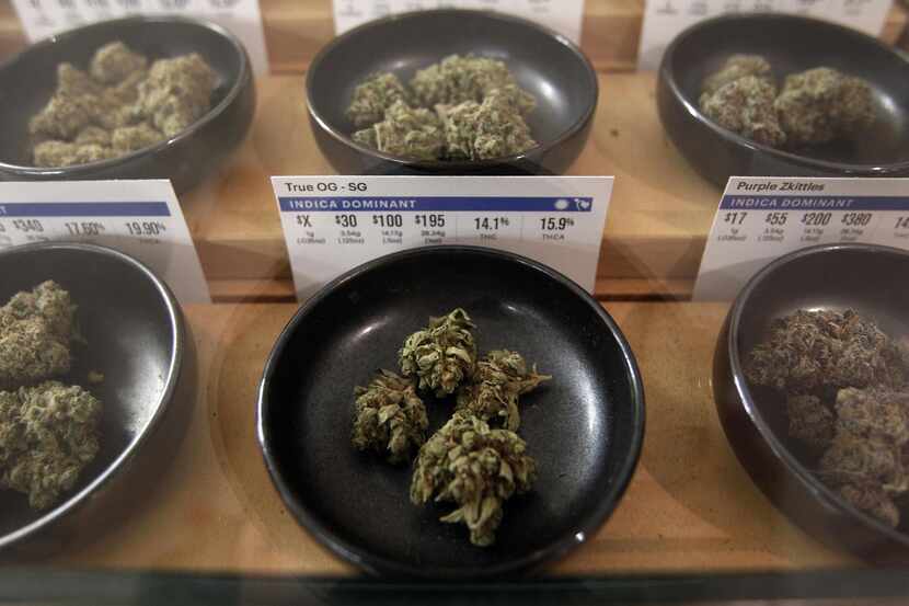 Un dispensario de varios tipos de marihuana en Oakland, Calif.(AP)

