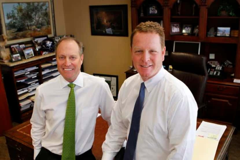 
Company founder Holt Lunsford (right) and president Sam Gillespie have initiated an...