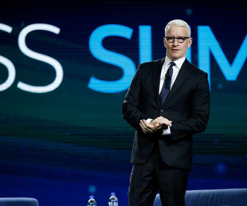 CNN's Anderson Cooper has twice been a headliner at AT&T's Business Summit.