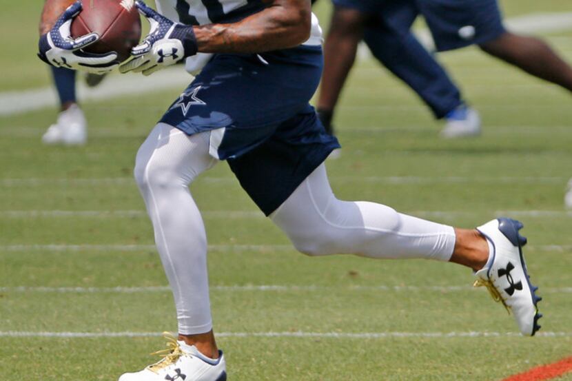 Dallas Cowboys receiver Tavon Austin (10) is pictured during Dallas Cowboys OTA football...
