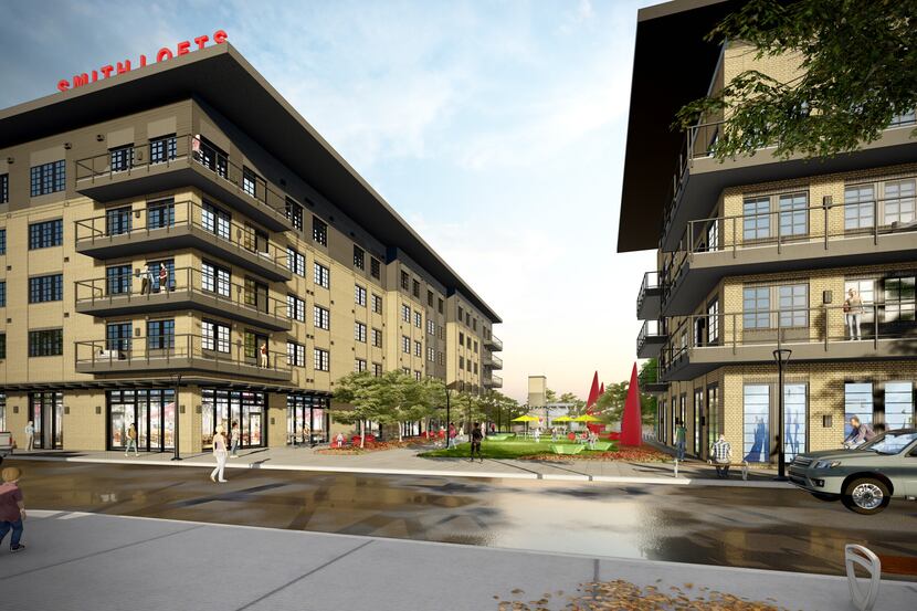 Smith & Elm, Hoque Global's project in Mansfield's historic downtown district, will include...
