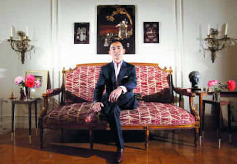  Quan Dang's love for French culture and design drew him to this late 19th-century Louis XVI...
