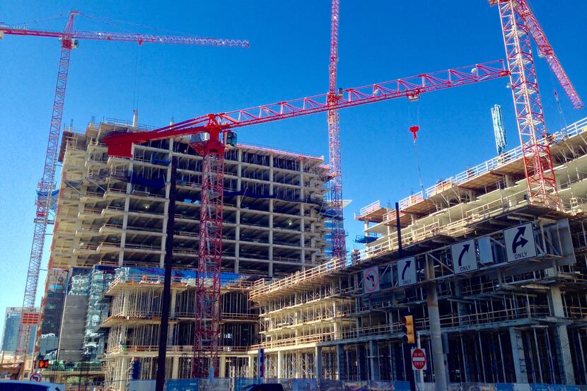 More than 5 million square feet of office space is being built in the D-FW area.