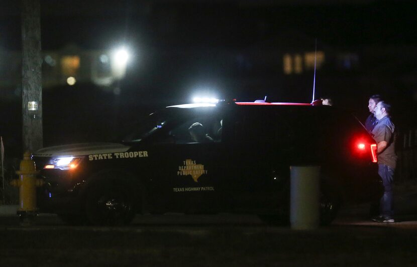 Police are seen Saturday, Aug. 31, 2019 at a Cinergy movie theatre in Odessa, Texas. At...