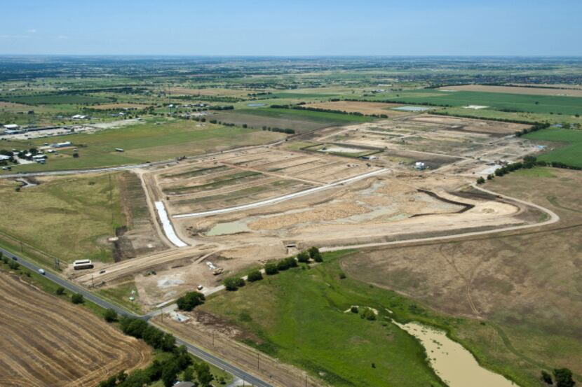 The 1,100-acre Harvest development will have room for 3,000 homes, apartments and other...