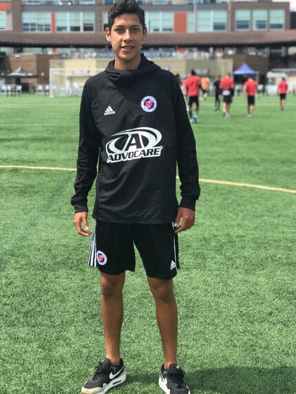 Kevin Rosas está a prueba en las academias del FC Dallas.