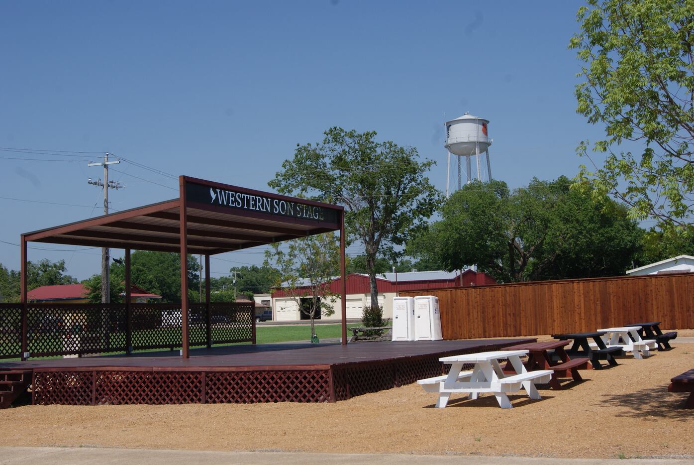 The Western Son stage is located outside Whistle Post Brewing Co. and Western Son Distillery...
