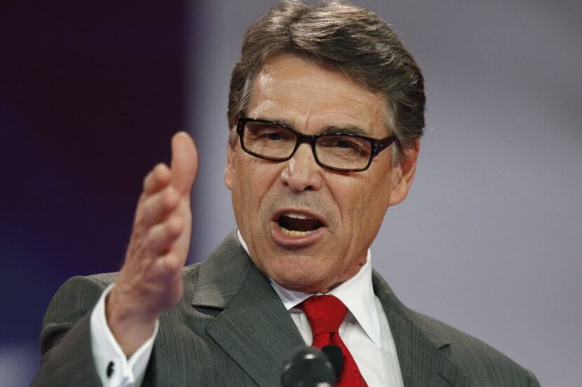 Rick Perry spoke at the "We the People: A First in the Nation Freedom Forum" town hall event...