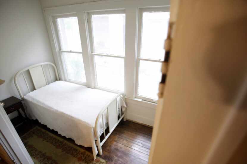 This small room is part of the house where Lee Harvey Oswald was living at the time of the...