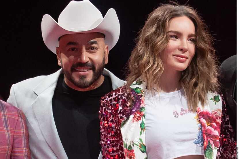 Lupillo Rivera y Belinda se conocieron en el programa La Voz.