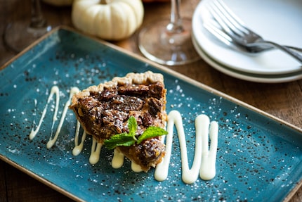 Diners can round out Thanksgiving lunch with chocolate pecan pie at Princi Italia.