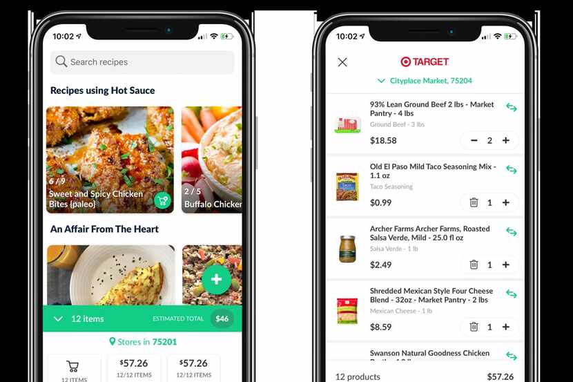 Dallas-based Cooklist's app can connect to customer purchases at 77 grocery chains...