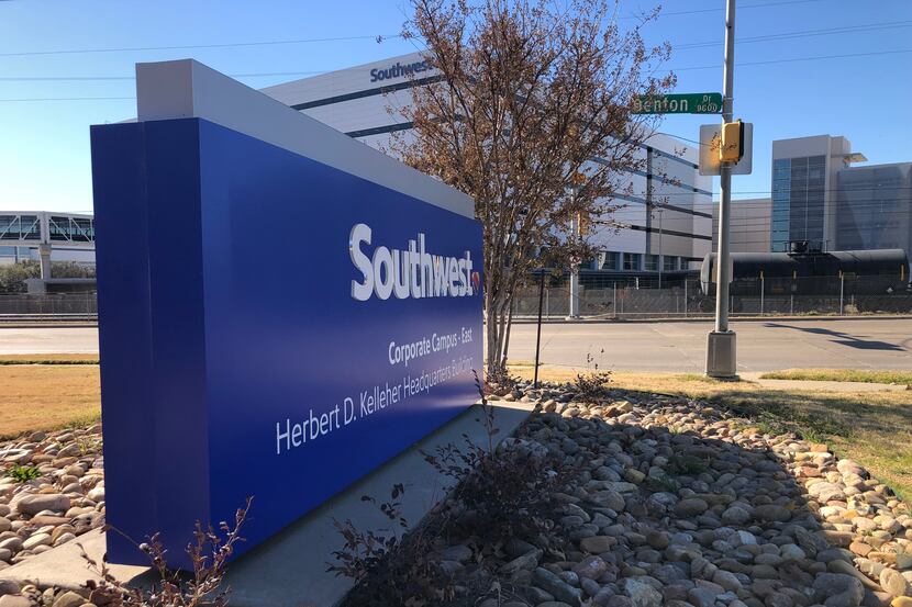 Southwest Airlines' corporate headquarters campus near Dallas Love Field.