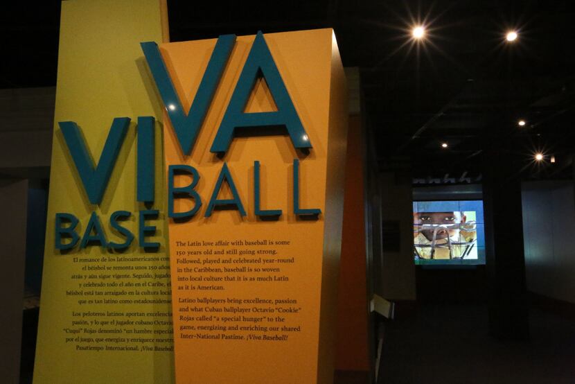 The VIVA BASEBALL exhibit is pictured at the Baseball Hall of Fame in Cooperstown, NY,...