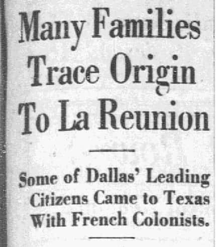 Headline of a story published in The Dallas Morning News on Aug. 28, 1932.