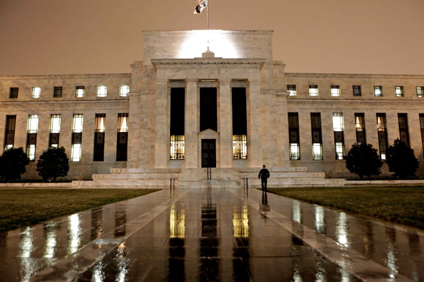 FILE - This March 27, 2009 file photo, shows the Federal Reserve Building on Constitution...