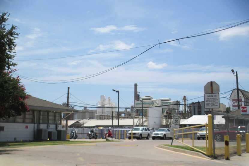 The GAF shingle asphalt plant in Dallas in 2019.