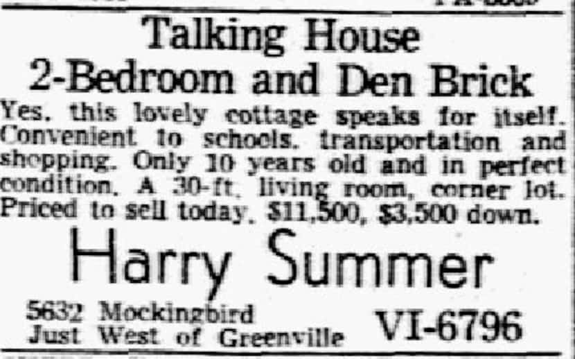 Advertisement published on Sep. 3, 1951.