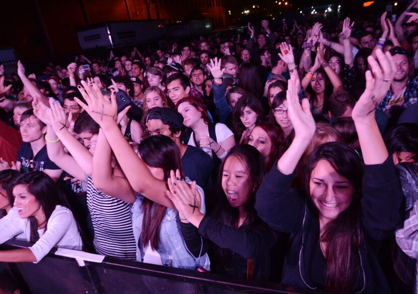 Fans cheered Portugal. The Man at the Index Festival at Trees in Dallas' Deep Ellum...