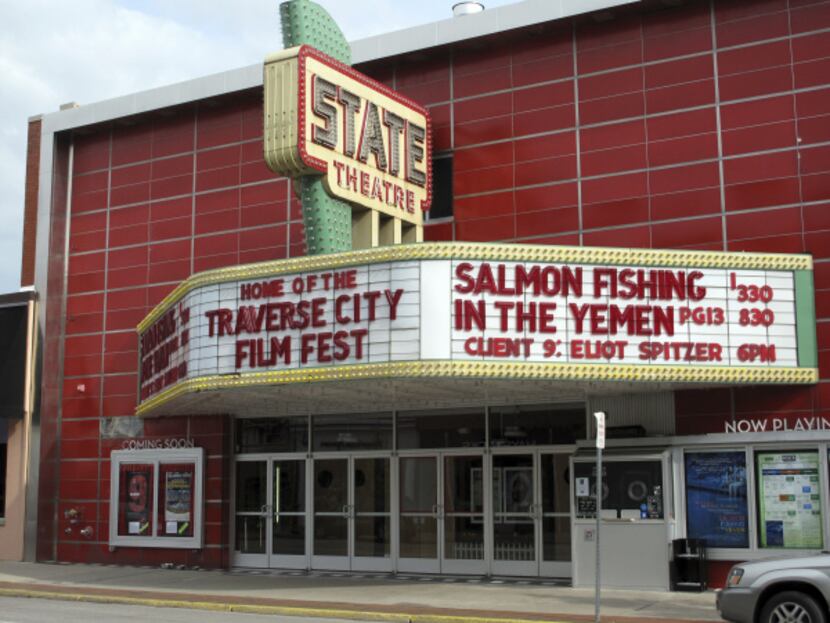 State Theatre on Front Street is headquarters for the summer Traverse City Film Festival,...