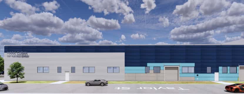 A rendering of the Mark Cuban Cost Plus Drug Company pharmaceutical facility planned to be...