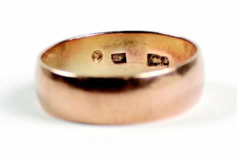 The wedding band that Lee Harvey Oswald left on his wife's bedside table the morning of the...